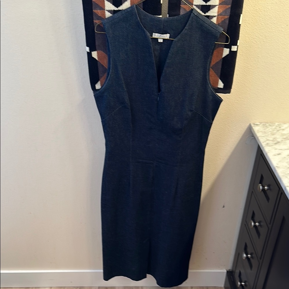 Dark Denim Sleeveless Dress